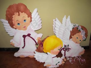 angeles con icopor