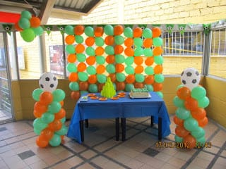 FIESTAS TEMATICAS EQUIPOS FUTBOOL